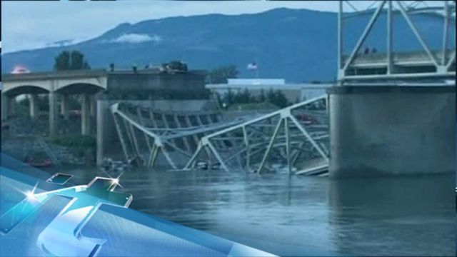 News video: Breaking News Headlines: Driver Survives I-5 Bridge Collapse Into Washington River